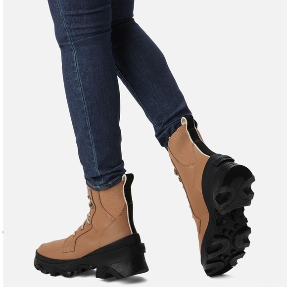 Sorel Brex Leather Waterproof Lace Up Boot Size 7.5 - Picture 3 of 9